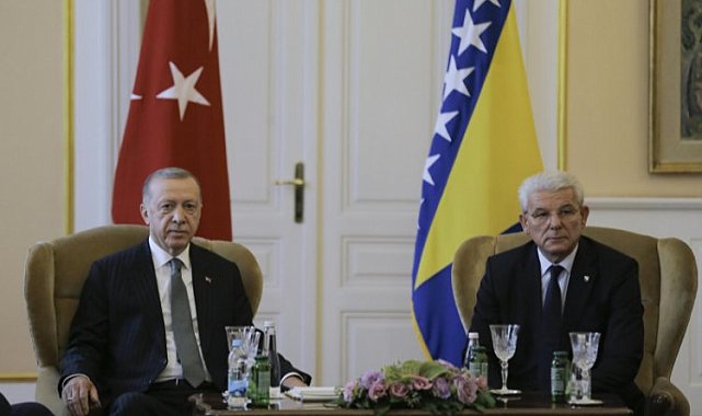 Cumhurbaşkanı Erdoğan Caferoviç'le görüştü