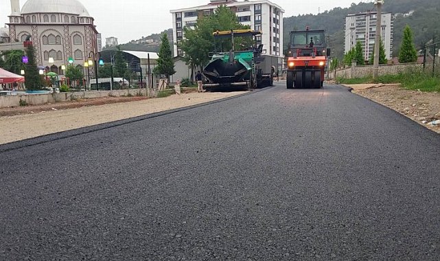 FATSA'DA 3 sokak daha sıcak asfaltla buluştu