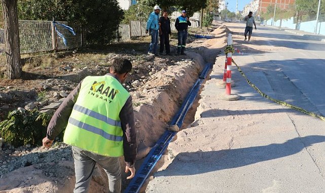 Manisa Gördes'te altyapı çalışmaları yarılandı