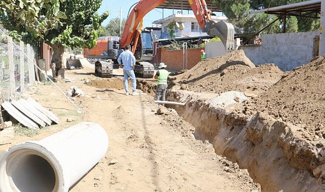 Manisa Salihli'de altyapı yenileniyor