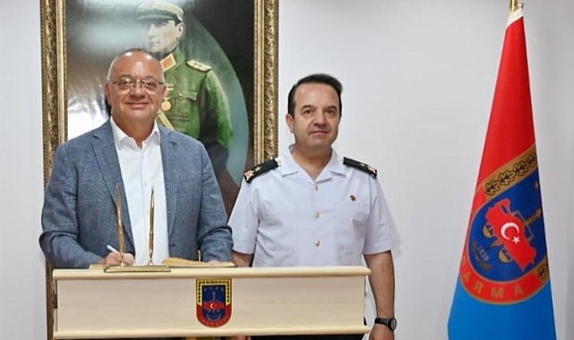 Manisa'da Tuğgeneral Tombul'a Başkan Ergün'den ziyaret