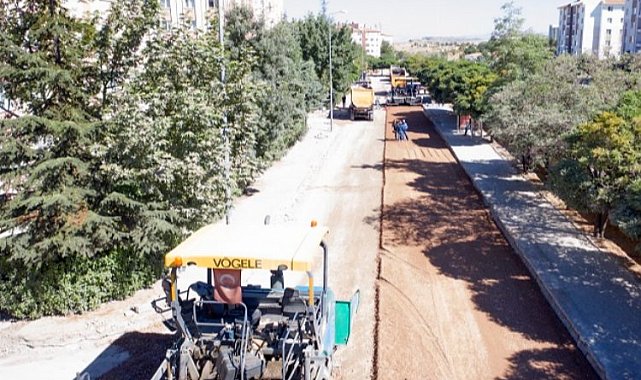 Nevşehir Belediyesi'nden sıcak asfalt mesaisi