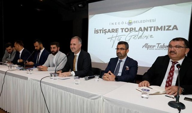 Bursa İnegöl'de Başkan Taban'dan muhtarlarla istişare