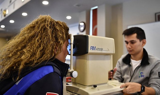 Bursa Osmangazi'de belediye personeli sağlık taramasından geçti