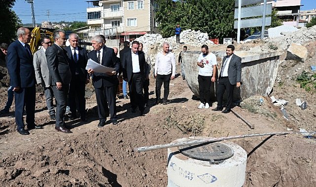 Bursa Ovaakça'da taşkın riskine karşı önlem