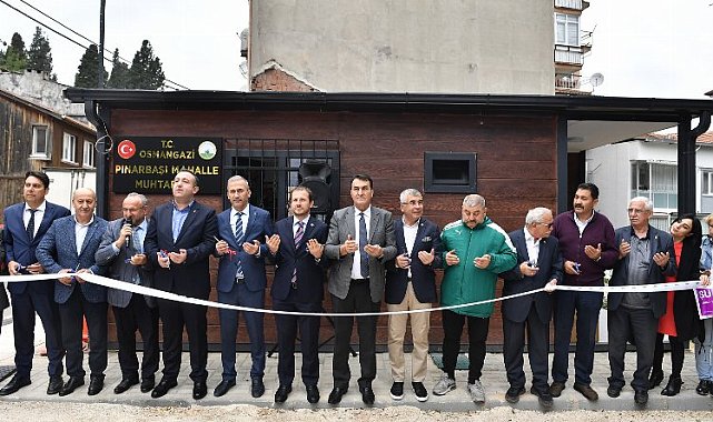 Bursa Pınarbaşı'na yeni muhtarlık binası