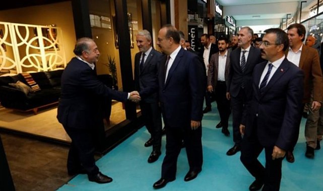Bursa protokolünden Modef Expo'ya ziyaret