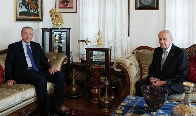 Cumhurbaşkanı Erdoğan Bahçeli ile görüştü