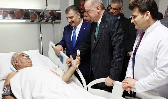 Cumhurbaşkanı Erdoğan'dan Binali Yıldırım'a ziyaret