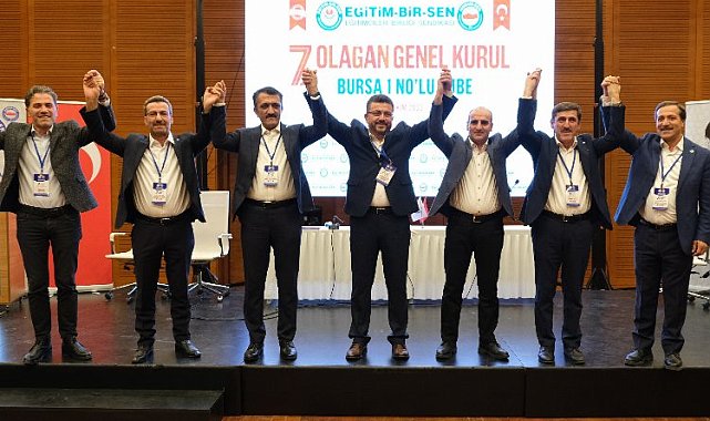 Eğitim Bir Sen Bursa 1 Nolu'da güven tazelendi