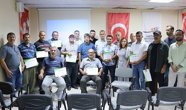 Hatay Payas'ta arıcılar sertifikalandı