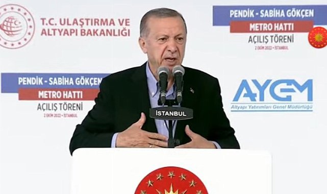 İstanbul'a yeni metro hattı açıldı... Cumhurbaşkanı Erdoğan'dan İBB ve CHP'ye ağır eleştiri