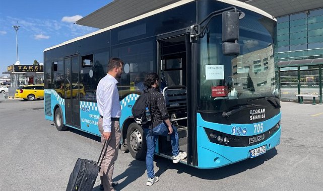 Kayseri Büyükşehir'den öğrencilere 'özel ulaşım' hizmeti