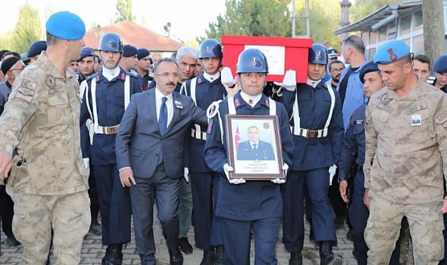 Kazaya müdahale sırasında şehit düştü! Kayseri'de toprağa verildi