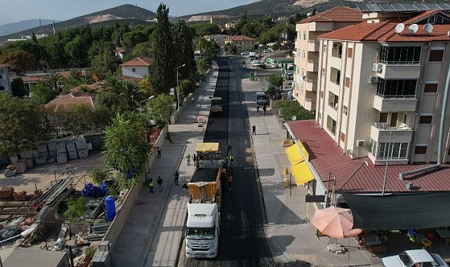 Muğla'da Yatağan Mehmet Özcan Caddesi asfaltlandı