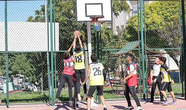 Nevşehir'de sokak basketbolunda yarı final heyecanı