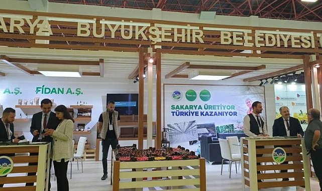 Sakarya'nın ürünleri Antalya'daki uluslararası fuarda