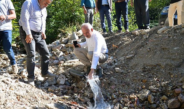 Trabzon'da 100 yıllık su sorunu tarih olacak