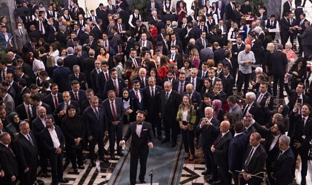 Yeni yasama yılı dolayısıyla Meclis'te resepsiyon verildi