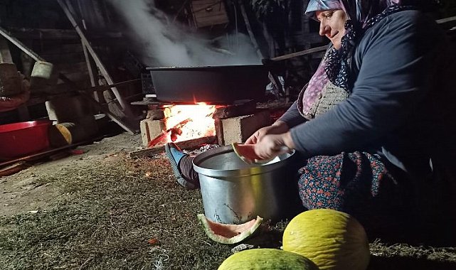 30 yıl sonra kazanlar 'karpuz pekmezi' için kaynıyor