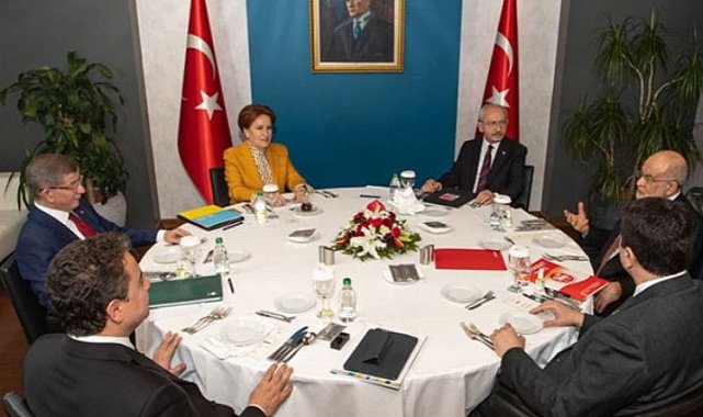 Altılı masa 8'inci kez toplandı