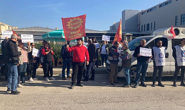 Bursa'da işten atılan tekstil işçilerine 'Emek' desteği