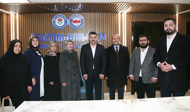 Bursa'da Saadet Partisi'nden Eğitim-Bir-Sen'e ziyaret