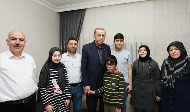 Cumhurbaşkanı Erdoğan'dan Konya'da Koçaker ailesine ziyaret