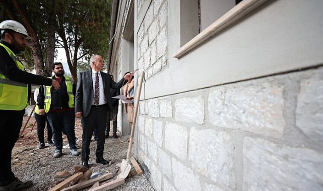 Denizli Kent Müzesi'nde inşaat sürüyor