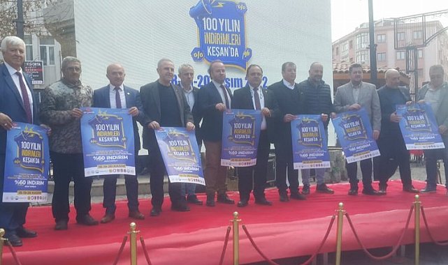 Edirne Keşan'da '100 Yılın İndirimleri' başlıyor