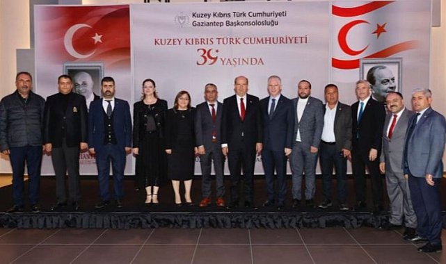 Gaziantep'te KKTC 39'uncu kuruluş yıl coşkusu