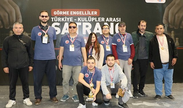 Görme Engelliler Satranç Şampiyonası Kocaeli'de düzenlendi
