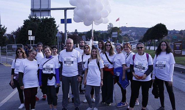İstanbul Maratonu'nda MS hastaları için koştu