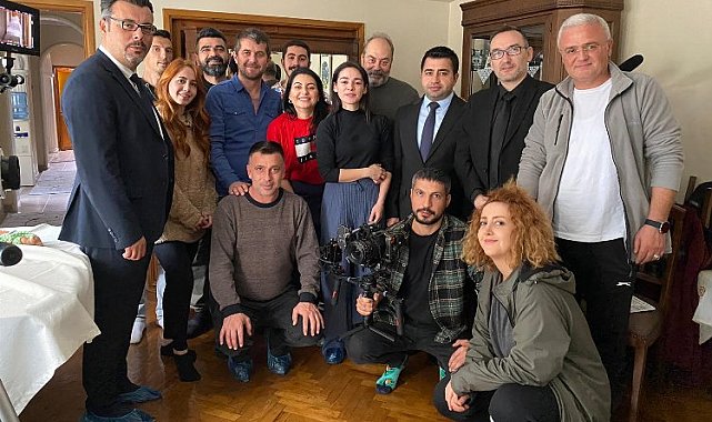 İzmit Belediyesi koordinatörlerinden film setine ziyaret