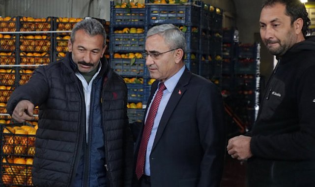 Kütahya'da Başkan Işık'tan Hal ziyareti