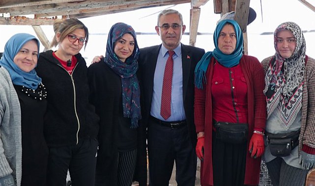 Kütahya'da Başkan Işık'tan sera alanlarına inceleme