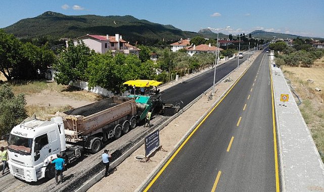 Muğla Büyükşehir'den yıl içerisinde 135 kilometre asfalt çalışması yaptı
