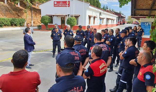Muğla İtfaiyesi'ne doğalgaz yangınlarına karşı eğitim