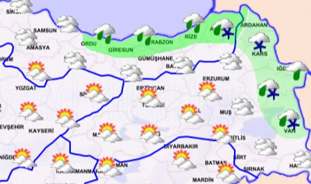 Türkiye'de bugün hava nasıl olacak?
