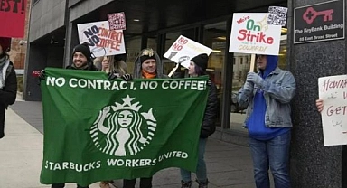 ABD’de 100 şubedeki Starbucks'ta İş Bırakma Eylemi