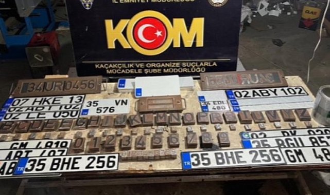 Adıyaman'da 'plaka' operasyonu