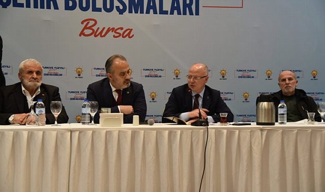 AK Parti Bursa'da kuruluşuna hizmet verenlerle buluşuyor