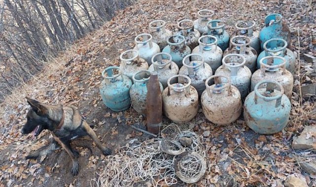  Bingöl'de toprağa gömülü bulunan EYP imha edildi