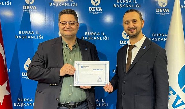 Bursa Gürsu'da DEVA bayrak değişimi yaptı
