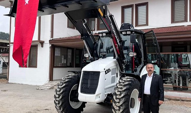 Bursa Harmancık'ın araç filosuna yeni iş makinesi