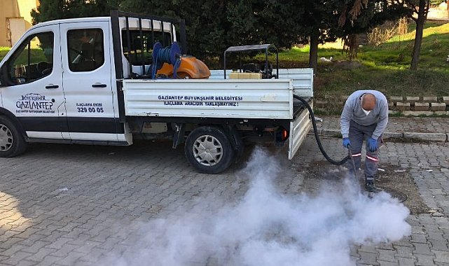 Gaziantep'te vektörel mücadele sürüyor