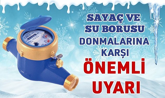 KASKİ'den sayaç uyarısı