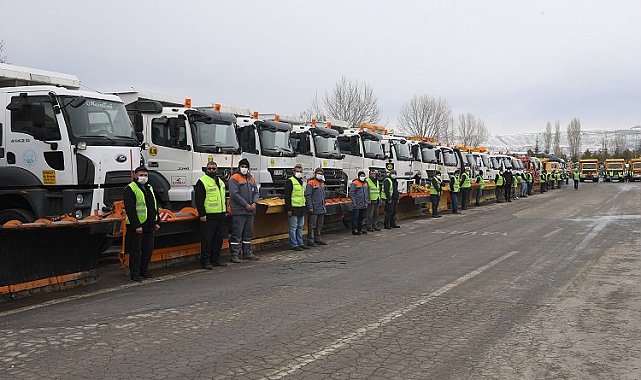 Kayseri Büyükşehir kışa hazır