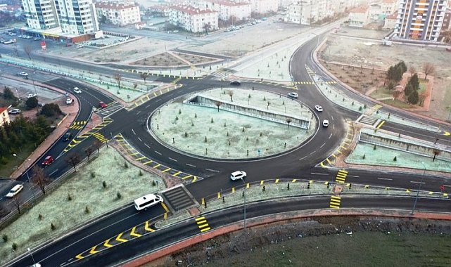 Kayseri Kocasinan'da 'akıllı kavşak 'uygulaması