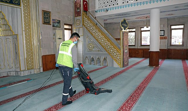 Kayseri Talas'ta temizlik çalışması